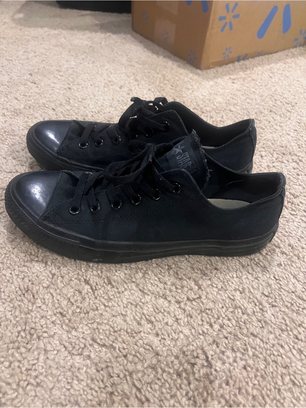 Converse Black Low-Top Canvas Sneakers